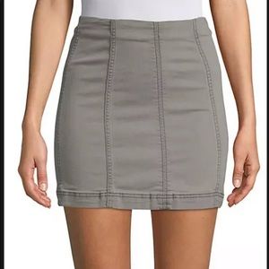 Free People Modern Femme Denim Mini Skirt